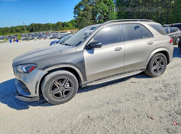 4JGFB4JB0MA508637 2021 MERCEDES-BENZ GLE Gray Задня ліва чверть