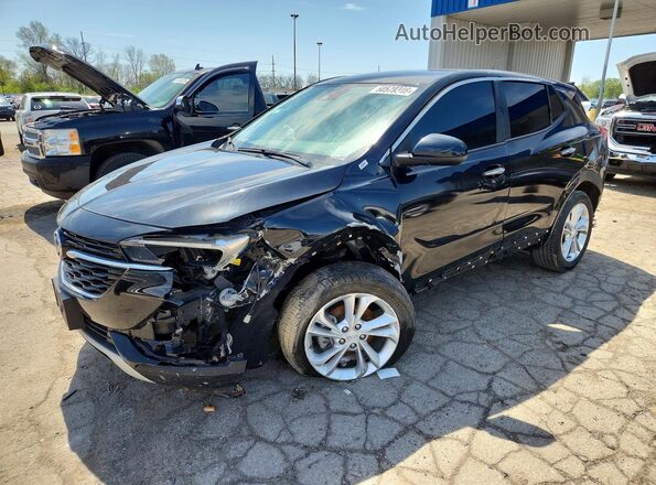 KL4MMCSL9NB038475 2022 BUICK ENCORE Черный Передняя левая четверть