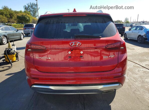 5NMS5DAL3PH577240 2023 HYUNDAI SANTA FE CALLIGRAPHY Красный Вид салона спереди