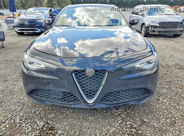 ZARFAEDN7J7576337 2018 ALFA ROMEO GIULIA Черный Вид сзади