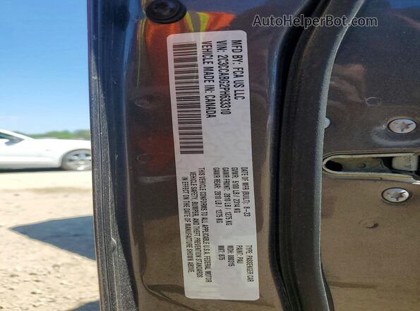 2C3CCABG2PH633310 2023 CHRYSLER 300 Серый Вид наклейки с VIN-кодом
