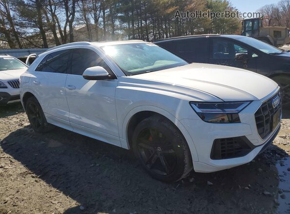 WA1AVAF13KD013598 2019 AUDI Q8 White Widok z przodu