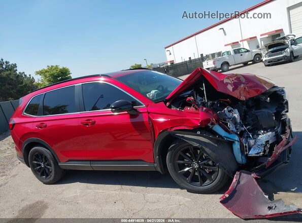 7FARS5H56SE015075 2025 HONDA CR-V HYBRID Красный Вид задней части салона