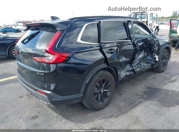 7FARS5H80SE022131 2025 HONDA CR-V HYBRID Черный Задняя правая четверть