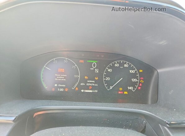 7FARS5H86RE033502 2024 HONDA CR-V Красный Вид щитка приборов