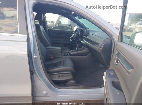 7FARS5H89SE011046 2025 HONDA CR-V HYBRID Gray Front interior view