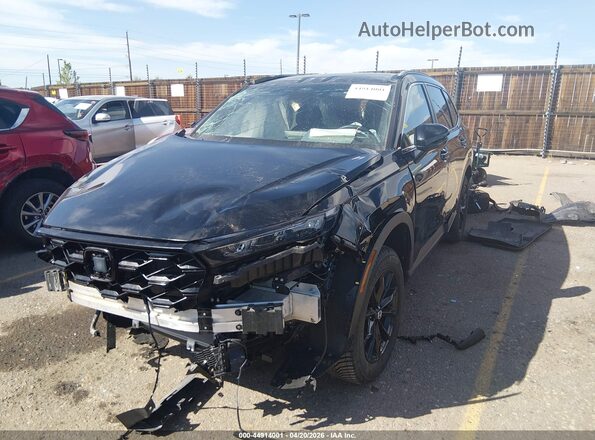 7FARS6H58RE079876 2024 HONDA CR-V HYBRID Black Przód lewy