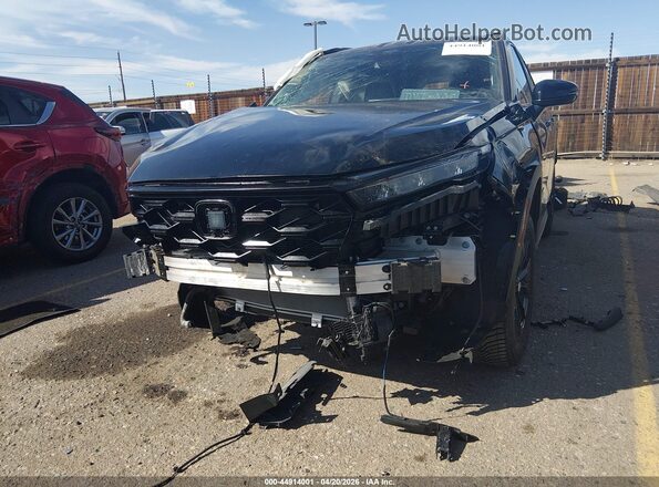 7FARS6H58RE079876 2024 HONDA CR-V HYBRID Black Widok z przodu