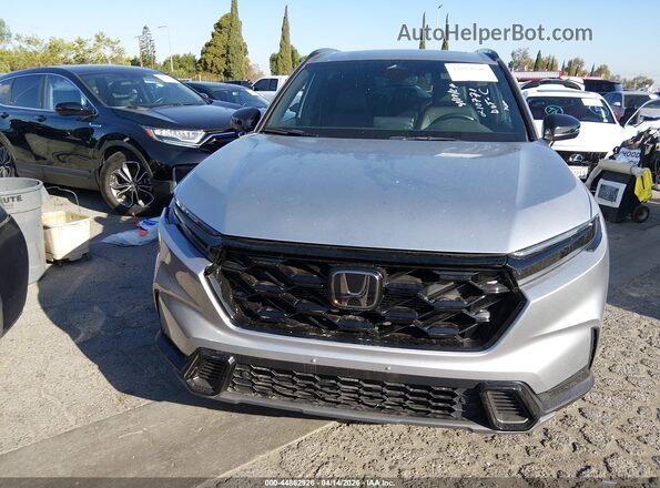 7FARS6H82SE033539 2025 HONDA CR-V HYBRID Gray Вид щитка приладів