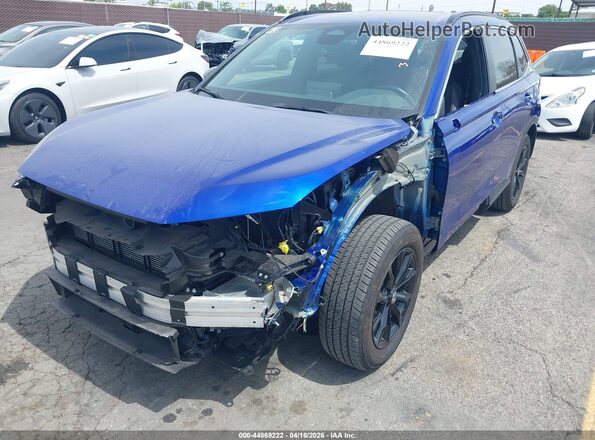 7FARS6H84SE026110 2025 HONDA CR-V HYBRID Синий Передняя левая четверть