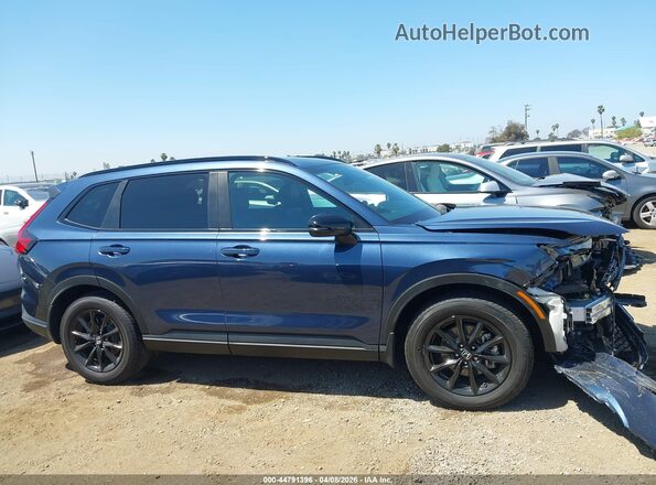 7FARS6H89TE007585 2026 HONDA CR-V HYBRID Blue Widok wnętrza z tyłu