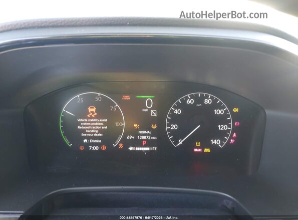 7FARS6H92RE028666 2024 HONDA CR-V HYBRID White Vista de los asientos traseros