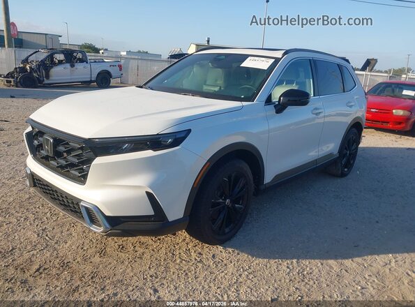 7FARS6H92RE028666 2024 HONDA CR-V HYBRID White Vista tres cuartos delantera izquierda