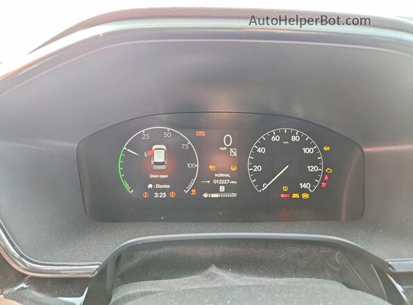 7FARS6H96SE089816 2025 HONDA CR-V Gray Widok zestawu wskaźników
