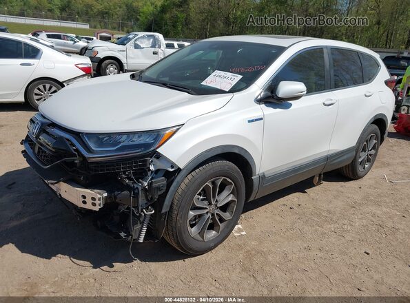 7FART6H83LE017428 2020 HONDA CR-V HYBRID White Առջևի ձախ երեք քառորդ տեսարան