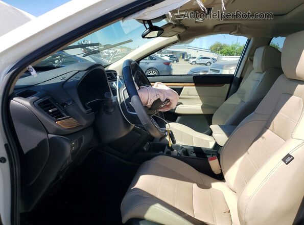 7FART6H85LE007130 2020 HONDA CR-V White Вид салону спереду