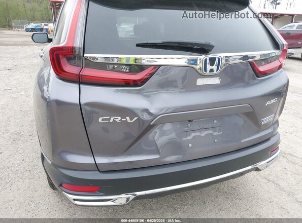7FART6H92LE017896 2020 HONDA CR-V HYBRID Gray Вид спереду