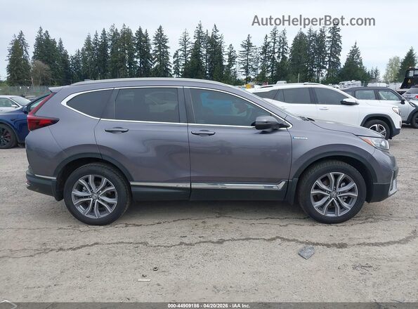 7FART6H92LE017896 2020 HONDA CR-V HYBRID Gray Вид задньої частини салону