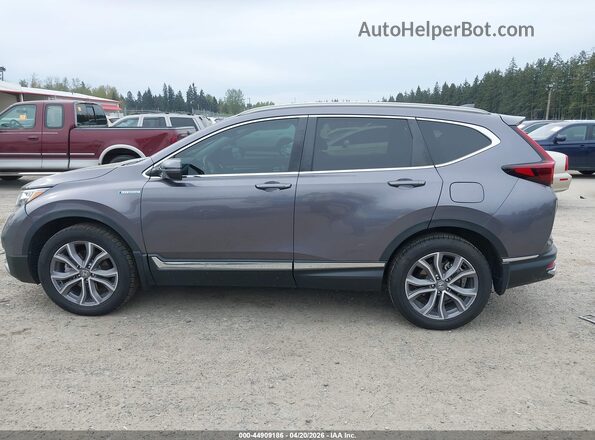 7FART6H92LE017896 2020 HONDA CR-V HYBRID Gray Панорамний вид салону 360°