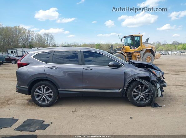 7FART6H93LE021262 2020 HONDA CR-V HYBRID Gray Вид задньої частини салону
