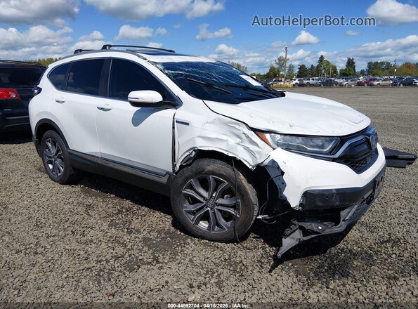 7FART6H94ME008263 2021 HONDA CR-V HYBRID Белый Передняя правая четверть