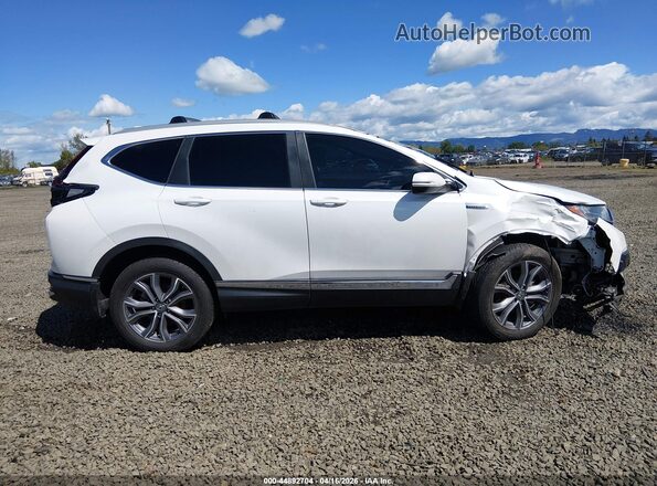 7FART6H94ME008263 2021 HONDA CR-V HYBRID Белый Вид щитка приборов