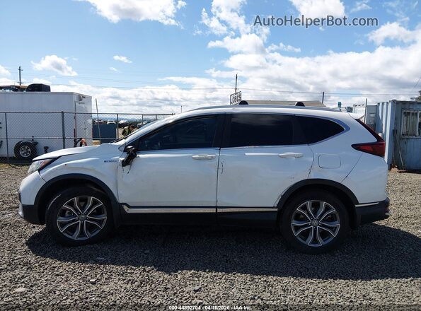 7FART6H94ME008263 2021 HONDA CR-V HYBRID Белый Вид задней части салона