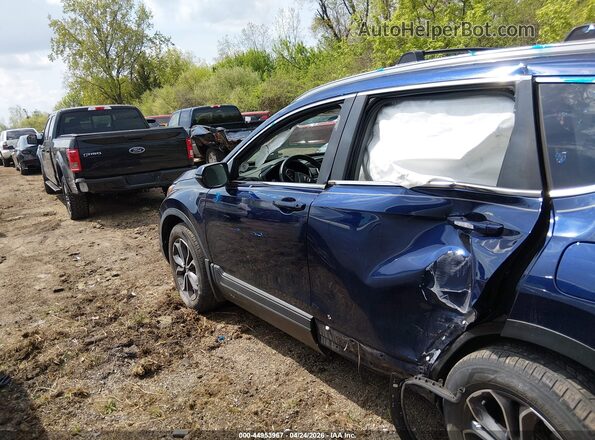 7FARW1H56LE017200 2020 HONDA CR-V Синий Панорамный вид салона 360°