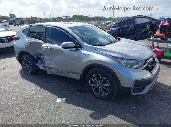 7FARW1H8XLE030588 2020 HONDA CR-V Серебряный Передняя правая четверть