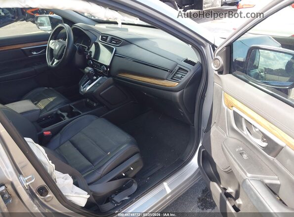 7FARW1H8XLE030588 2020 HONDA CR-V Серебряный Вид салона спереди