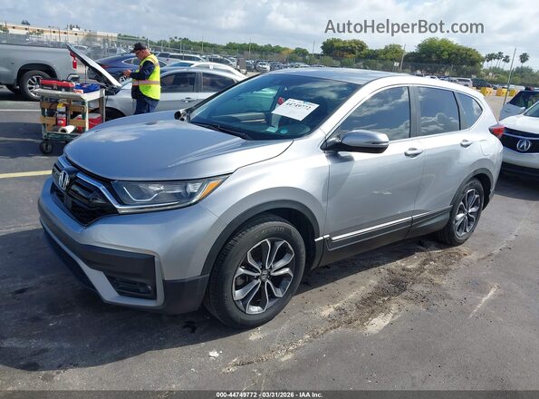 7FARW1H8XLE030588 2020 HONDA CR-V Серебряный Передняя левая четверть