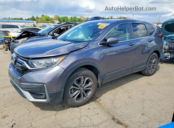 7FARW2H52NE029417 2022 HONDA CR-V Серый Передняя левая четверть