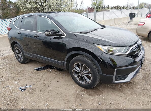 7FARW2H55LE016187 2020 HONDA CR-V Черный Передняя правая четверть