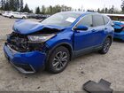 2021 Honda Cr-v Awd Ex Синий vin: 7FARW2H55ME020242