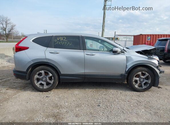 7FARW2H58JE001079 2018 HONDA CR-V Серебряный Панорамный вид салона 360°