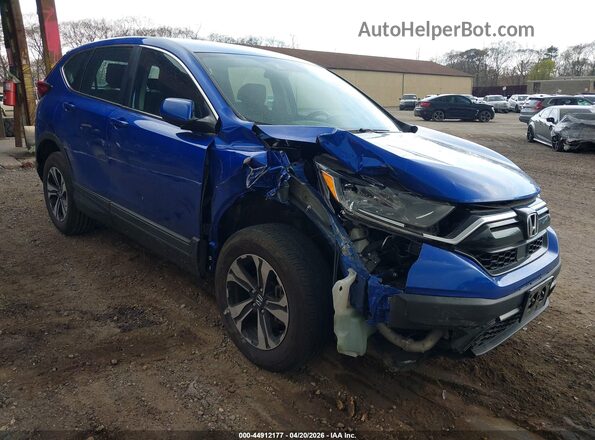 7FARW2H78ME031270 2021 HONDA CR-V Синий Передняя правая четверть