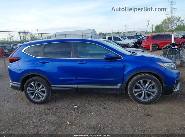 7FARW2H90LE012485 2020 HONDA CR-V Синий Вид задней части салона