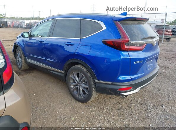 7FARW2H90LE012485 2020 HONDA CR-V Синий Задняя левая четверть