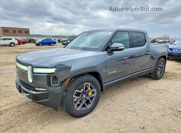 7FCTGAAA2NN016713 2022 RIVIAN R1T Gray წინა მარცხენა ხედი სამი მეოთხედიდან