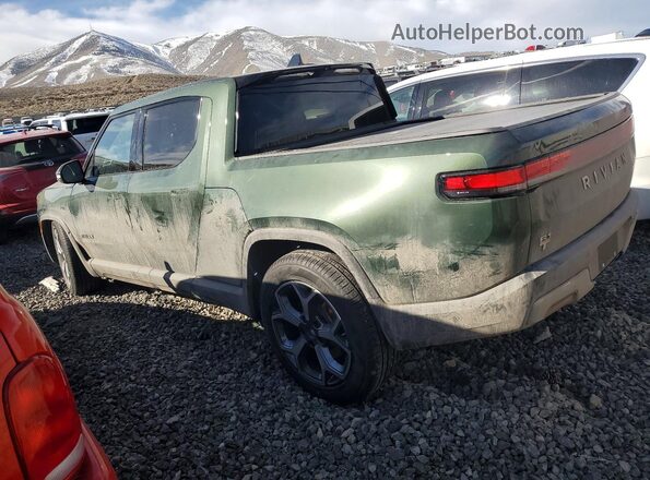 7FCTGAAA3NN015344 2022 RIVIAN R1T Green უკანა მარცხენა