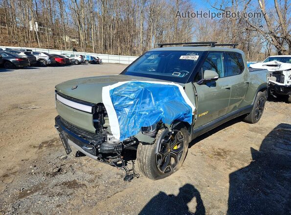 7FCTGAAL2NN000058 2022 RIVIAN R1T Green Передня ліва чверть