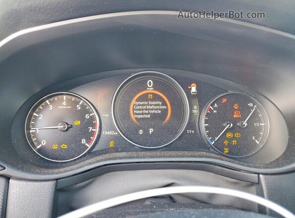 7MMVABDM5RN164484 2024 MAZDA CX-5 Black Instrument cluster view