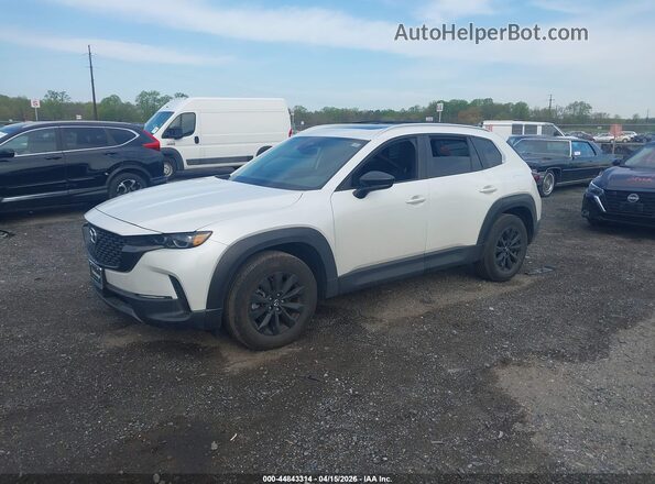 7MMVABDM6SN341565 2025 MAZDA CX-5 White წინა მარცხენა ხედი სამი მეოთხედიდან