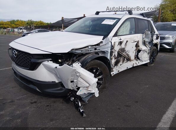 7MMVABDM8RN156086 2024 MAZDA CX-5 White Առջևի ձախ երեք քառորդ տեսարան