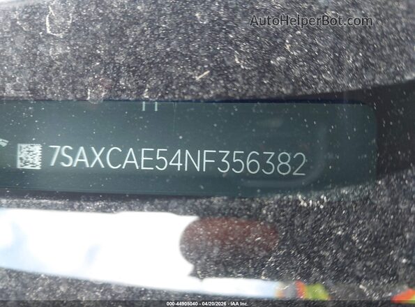 7SAXCAE54NF356382 2022 TESLA MODEL X Синий Вид наклейки с VIN-кодом