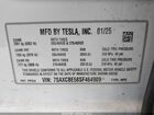 2025 Tesla Model X Long Range Белый vin: 7SAXCBE58SF464909