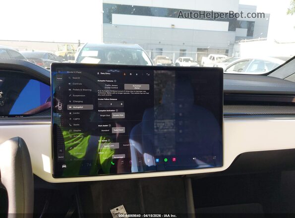 7SAXCBE67NF333967 2022 TESLA MODEL X Черный 