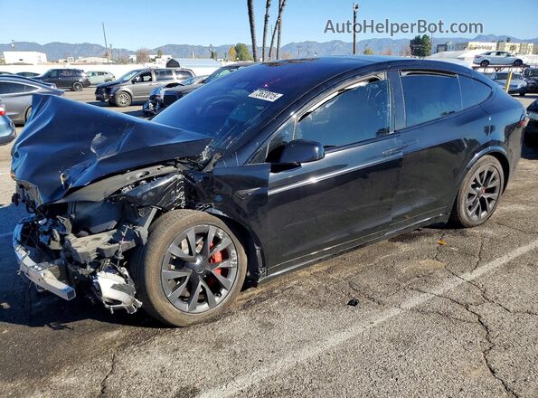 7SAXCDE59NF364379 2022 TESLA MODEL Черный Передняя левая четверть