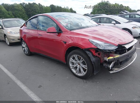 7SAYGAEE2PF910482 2023 TESLA MODEL Y Red Przód prawy