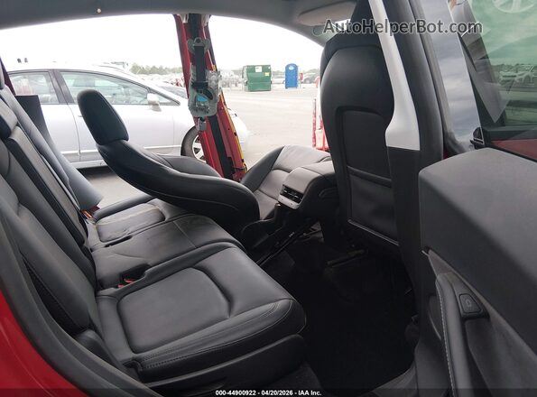 7SAYGAEE2PF910482 2023 TESLA MODEL Y Red Widok naklejki z numerem VIN